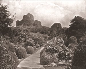 Launceston Kasteel, Cornwall, 1894 door Unbekannt