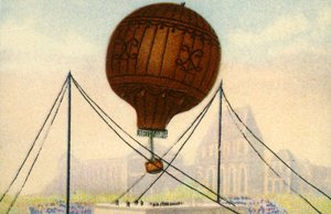 Lancering van de Montgolfier Broers ballon, juni 1783, 1932