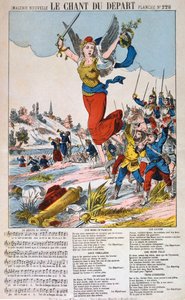 Le Chant du Depart, liedblad, Frans-Duitse oorlog, 1870-1871