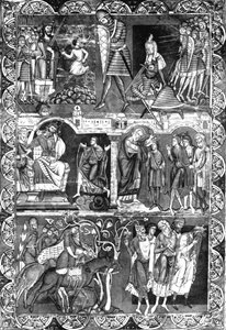 Blad uit een Bijbel. Winchester, ca. 1160-1170, 1930