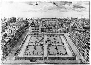 Leicester Square, Londen, 1750 1907 door Unbekannt