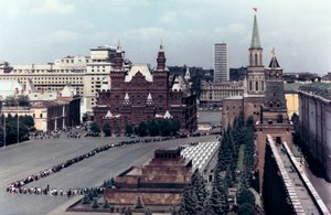 Lenins mausoleum, Rode Plein, Moskou, 1980
