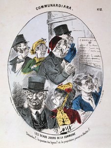 Les Beaux Jours de la Commune, 1871 door Unbekannt