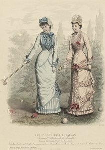 Les Modes de la Saison, Geïllustreerd familieblad, 1880 door Unbekannt