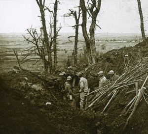 Les Éparges, Noord-Frankrijk, 1915