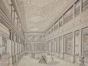 Bibliotheek van de Academie van Wetenschappen in de Kunstkamera
