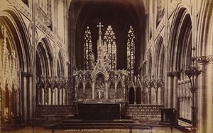 Lichfield Kathedraal, Reredos en Altaar, 1929