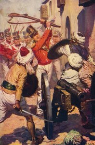 Luitenant Pattinson in de aanwezigheid van Karyguam, 1818 ca. 1912