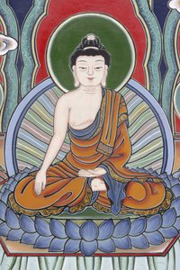 Leven van Boeddha Meditatiehouding, Seoul, Zuid-Korea door Unbekannt