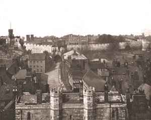 Lincoln Castle, Lincolnshire, 1894 door Unbekannt