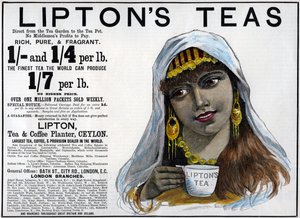 Liptons Thee advertentie, 1893