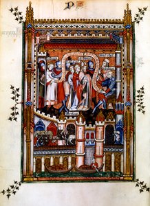 Lisbius verklaart zichzelf een discipel van Christus, 1317 door Unbekannt