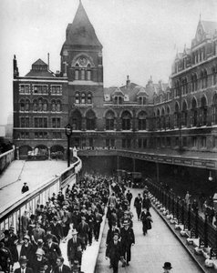 Liverpool Street Station om negen uur 