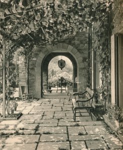 Levende Terras, Landhuis van de heer W. Griffin Gribbel, Chestnut Hill, Philadelphia, ca. 1928 door Unbekannt