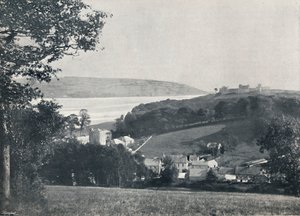 Llanstephan - Het dorp en de kasteelheuvel