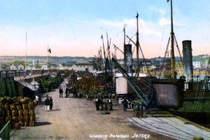 Aardappelen Laden, Jersey, 1908