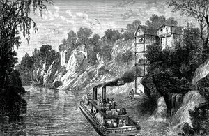 Laden van een katoenstomer, ca. 1880 door Unbekannt