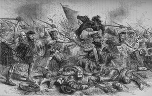 Lochiels Aanval bij Killycrankie, 27 juli 1689, c1880