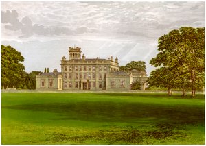Locko Park, Derbyshire, huis van de familie Drury-Lowe, ca. 1880 door Unbekannt