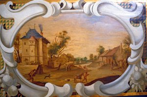 Loire Atlantique N* 042 - Kasteel van Haute Goulaine - Beschilderd hout