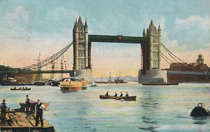 Londen - Tower Bridge, 1908