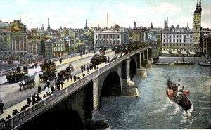 London Bridge na de Verbreding van 1904, Londen