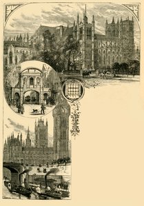 Londen. Westminster en de westelijke buitenwijken, 1881 door Unbekannt
