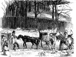 Londense ijskarren, 1850 door Unbekannt