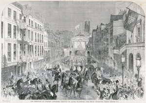 Londens welkom aan Prinses Alexandra, 1863 door Unbekannt