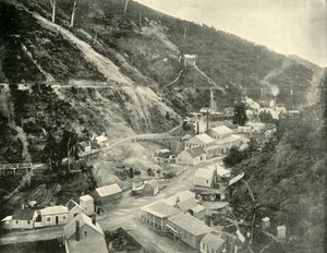 Long Tunnel Goudmijn, Walhalla, 1901 door Unbekannt