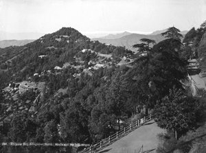 Longwood Hotel, Elysium Hill, Shimla heuvelgebied, India, begin 20e eeuw door Unbekannt