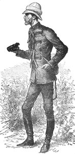 Lord Chelmsford, portret door een officier kort voor de Slag bij Ulundi, ca. 1880