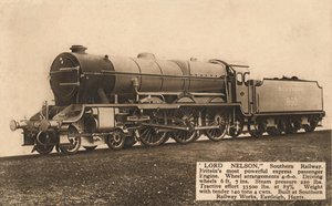 Lord Nelson, Southern Railway, ca. 1930 door Unbekannt