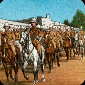 Lord Roberts betreedt Pretoria, Boerenoorlog, Zuid-Afrika, 1900, 1925 door Unbekannt