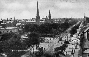 Lord Street, Southport, Lancashire, ca. 1900s door Unbekannt