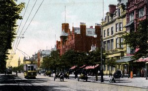 Lord Street, Southport, Lancashire, begin 20e eeuw door Unbekannt