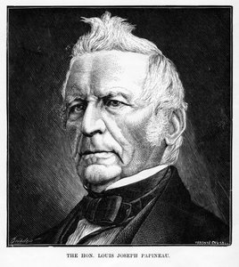 Louis-Joseph Papineau, 1786-1871, Canadese politicus en advocaat, 19e eeuw door Unbekannt