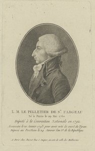 Louis-Michel Le Peletier, Marquis de Saint-Fargeau 1760-1793, 1790s door Unbekannt