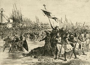 Louis IX. Landen in Egypte, 1249, 1890