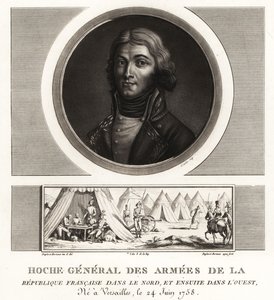 Louis Lazare Hoche, Revolutionaire Generaal van de Legers van de Franse Republiek, overleden in Wetzlar in 1797