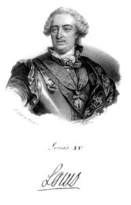 Lodewijk XV 1710-1774, Koning van Frankrijk vanaf 1715, ca. 1820 door Unbekannt