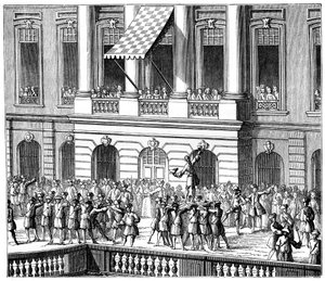 Lodewijk XV in Straatsburg, 1744, 1885 door Unbekannt