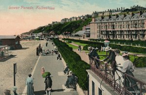 Lower Parade, Folkestone, eind 19e-begin 20e eeuw door Unbekannt