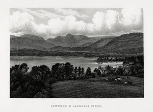 Lowwood en Langdale Pikes, Lake District, Cumbria, 1896 door Unbekannt