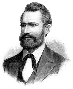 Ludwig Leichhardt, 19e-eeuwse Pruisische ontdekkingsreiziger en natuuronderzoeker, 1900 door Unbekannt