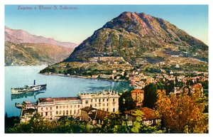 Lugano en Monte San Salvatore, Zwitserland, 20e eeuw