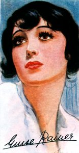 Luise Rainer, 1910-, tweevoudig Academy Award-winnende filmactrice, 20e eeuw