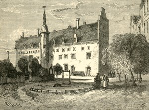 Luthers Huis, Wittenberg, 1890 door Unbekannt