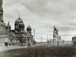 Lysva Station, Rusland, jaren 1900 door Unbekannt
