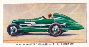 M. G. Magnette Major A. T. G. Gardner door Unbekannt